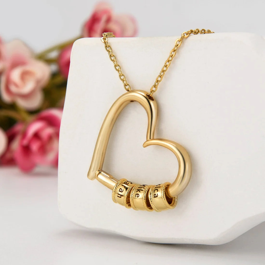 Heart of Our Family – Personalized Necklace with Luxury LED Box