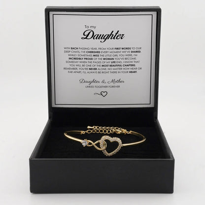 "To My Daughter" Forever Connected Bracelet
